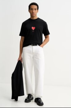 Хлопковая футболка HUGO Dalentin