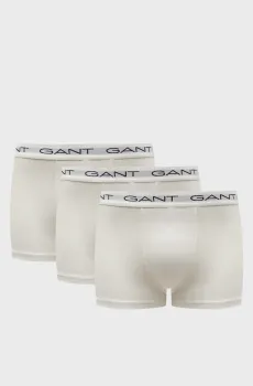Мужские белые боксеры (3 шт) Белый M Gant 900013003
