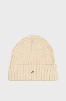 Мужская бежевая шапка FLAG PIMA Бежевый ONESIZE Tommy Hilfiger AM0AM12796