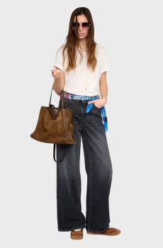 Женские темно-серые джинсы Eli Серый 25 ZADIG&VOLTAIRE WWJE01324_MEDIUM GREY