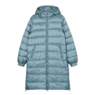 Cropp - Стьобане пальто з капюшоном - пильно-зелений Cropp - Стьобане пальто з капюшоном - пильно-зелений