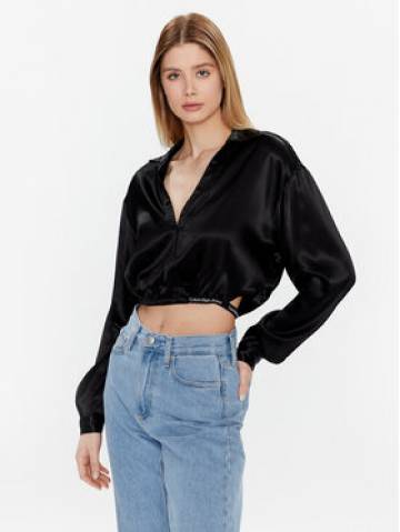 Calvin Klein Jeans Блузка J20J220327 Чорний Regular Fit Calvin Klein Jeans Блузка J20J220327 Чорний Regular Fit