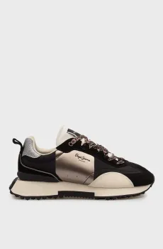 Женские черные кроссовки ARCHER Черный 38 Pepe Jeans PLS600001