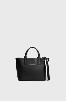 Женская черная сумка TH LOGOTAPE MINI Черный ONESIZE Tommy Hilfiger AW0AW17448