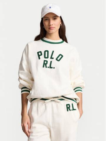 Polo Ralph Lauren Світшот 211941211001 Écru Relaxed Fit Polo Ralph Lauren Світшот 211941211001 Écru Relaxed Fit