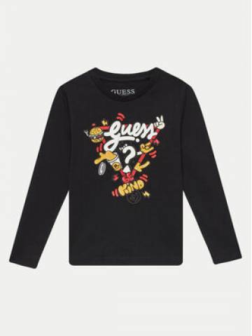 Guess Блузка N4YI13 K8HM4 Чорний Regular Fit Guess Блузка N4YI13 K8HM4 Чорний Regular Fit