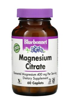 Цитрат магния Bluebonnet Nutrition Magnesium Citrate, 60 капсул