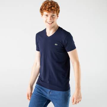 Lacoste футболка чоловіча з V-вирізом Lacoste футболка чоловіча з V-вирізом