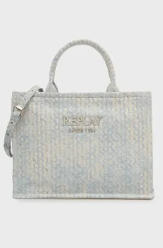 Женская голубая сумка Голубой ONESIZE Replay FW3849.000.A0900R