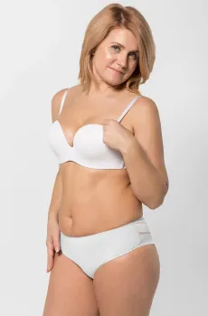 Женские белые трусики 004C Белый XS brabrabra SLZ19802004