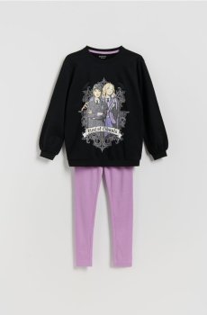 Reserved - GIRLS` PYJAMA - чорний - 156GU-99X