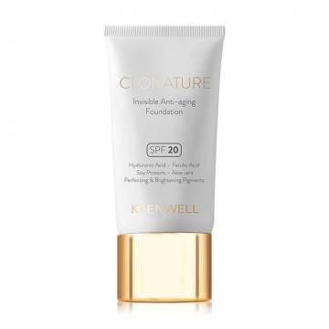 Омолаживающий тональный флюид для лица Keenwell Clonature Invisible Anti-Aging Foundation SPF 20, тон 1, 30 мл Омолаживающий тональный флюид для лица Keenwell Clonature Invisible Anti-Aging Foundation SPF 20, тон 1, 30 мл