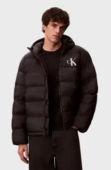 Мужская черная куртка MONOGRAM Черный XL Calvin Klein Jeans LV04RD528G