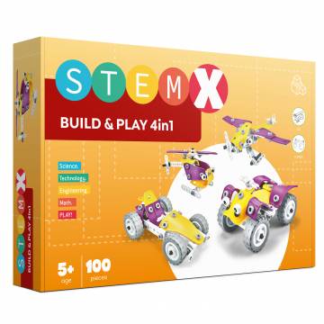 Конструктор StemX Build and play 4 в 1 (73308) Конструктор StemX Build and play 4 в 1 (73308)