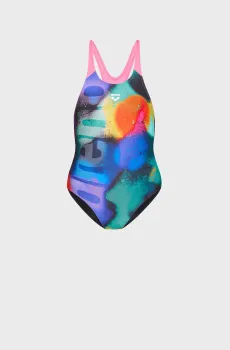 Детский купальник SPRAY PAINT SWIMSUIT SWIM PRO Разноцветный 6 Arena 010286-590