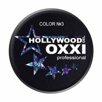 Глитерный гель для маникюра Oxxi Professional Hollywood 3 Голубой, сиреневый, розовый голографический микс, 5 г Глитерный гель для маникюра Oxxi Professional Hollywood 3 Голубой, сиреневый, розовый голографический микс, 5 г