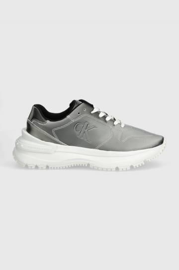 Кроссовки Calvin Klein Jeans CHUNKY RUNNER LOW V MG DC цвет серебрянный YW0YW01424 Кроссовки Calvin Klein Jeans CHUNKY RUNNER LOW V MG DC цвет серебрянный YW0YW01424