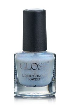 Уценка! Жидкая втирка для ногтей Gloss Liquid Chrome Powder 007, 3 мл