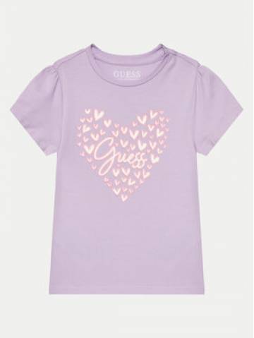 Guess Футболка K4GI03 K6YW4 Фіолетовий Regular Fit Guess Футболка K4GI03 K6YW4 Фіолетовий Regular Fit