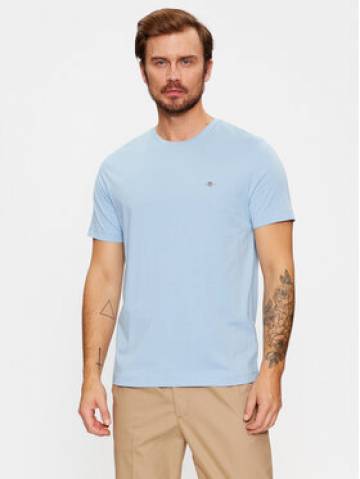 Gant Футболка Shield 2003184 Блакитний Regular Fit Gant Футболка Shield 2003184 Блакитний Regular Fit