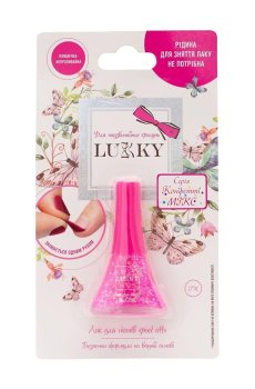 Детский лак для ногтей Lukky Peel-off Конфетти-микс, малиновый перламутр, 5.5 мл