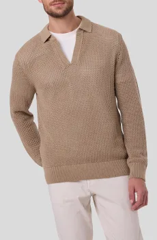 Мужское бежевое поло Бежевый M Pierre Cardin PC.-C5 51296.5090