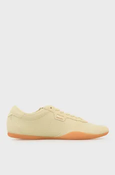 Женские бежевые кожаные кроссовки BALLET SNEAKER Бежевый 36 Tommy Jeans EN0EN03059