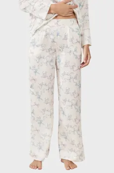 Женские белые брюки с узором LYNNA Белый L Etam 6556192