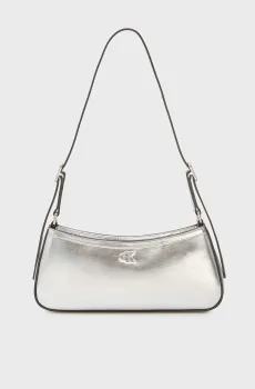 Женская серебристая сумка METALLIC Серебряный ONESIZE Calvin Klein LV04F3304G