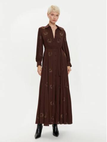 PINKO Сукня-сорочка 104432 A289 Коричневий Regular Fit PINKO Сукня-сорочка 104432 A289 Коричневий Regular Fit