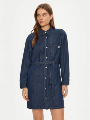 Calvin Klein Jeans Сукня-сорочка J20J225008 Cиній Regular Fit Calvin Klein Jeans Сукня-сорочка J20J225008 Cиній Regular Fit