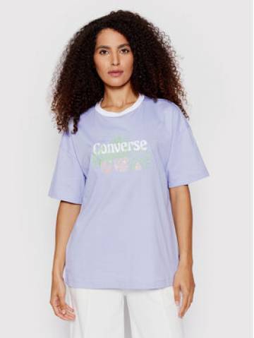 Converse Футболка 10023937-A04 Фіолетовий Loose Fit Converse Футболка 10023937-A04 Фіолетовий Loose Fit