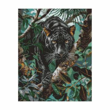 Алмазная мозаика Ideyka Грациозная пантера, 40*50 см (AMO8026) Алмазная мозаика Ideyka Грациозная пантера, 40*50 см (AMO8026)