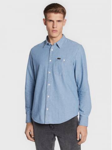 Lee Сорочка Leesure L66NMWUF 112145379 Блакитний Regular Fit Lee Сорочка Leesure L66NMWUF 112145379 Блакитний Regular Fit