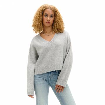 Cropp - Гладкий джемпер - light grey Cropp - Гладкий джемпер - light grey