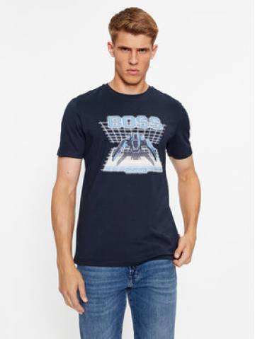 Boss Футболка Teenter 50503551 Cиній Regular Fit Boss Футболка Teenter 50503551 Cиній Regular Fit