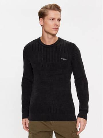 Aeronautica Militare Светр 232MA1482L512 Чорний Regular Fit Aeronautica Militare Светр 232MA1482L512 Чорний Regular Fit