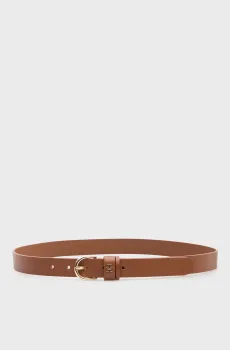 Женский рыжий кожаный ремень ESSENTIAL Рыжий 90 Tommy Hilfiger AW0AW16836