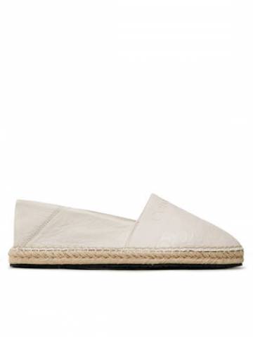 Calvin Klein Еспадрильї Mono HW0HW01456 Écru Calvin Klein Еспадрильї Mono HW0HW01456 Écru