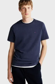 Мужская темно-синяя футболка ESSENTIAL REG FIT Синий S Tommy Hilfiger MW0MW37268