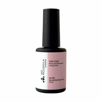 Витражный топ для гель-лака Nails Molekula Professional Glass No Sticky Top Coat без липкого слоя, GC201, 12 мл Витражный топ для гель-лака Nails Molekula Professional Glass No Sticky Top Coat без липкого слоя, GC201, 12 мл