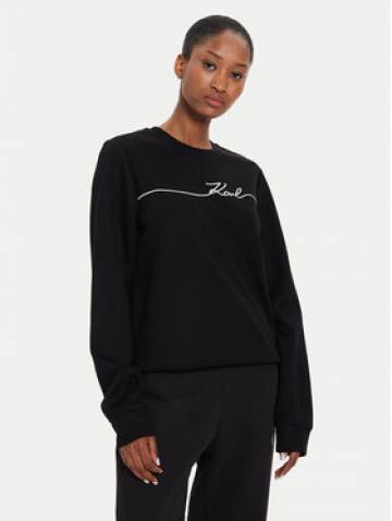 KARL LAGERFELD Світшот 245W1806 Чорний Regular Fit KARL LAGERFELD Світшот 245W1806 Чорний Regular Fit