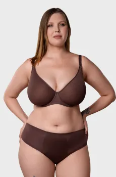 Женские коричневые менструальные трусики Коричневый XL brabrabra SLZ25702401