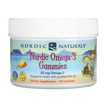 Омега-3 для детей Nordic Naturals Nordic Omega-3 со вкусом мандарина 82 мг, 60 жевательных конфет Омега-3 для детей Nordic Naturals Nordic Omega-3 со вкусом мандарина 82 мг, 60 жевательных конфет