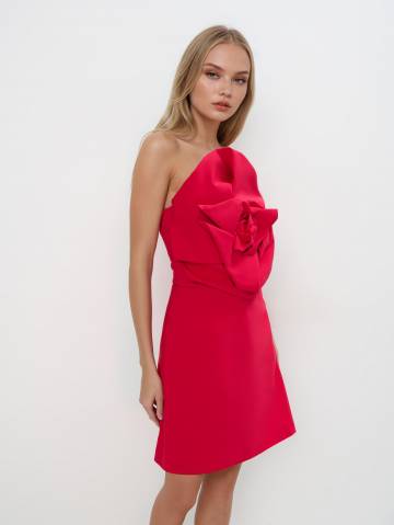 Mohito - Сукня міні з оздобленням - фуксія - 40