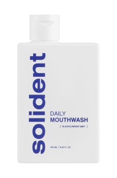 Ополаскиватель для полости рта Solident Daily Mouthwash Смородина-мята, 250 мл
