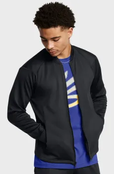 Мужская черная ветровка Curry Travel Jacket Черный L Under Armour 1387090-001