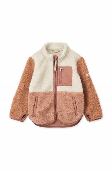 Детская куртка из флиса Liewood Nolan Pile цвет розовый LW19877