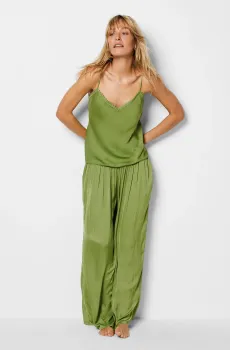 Женские салатовые брюки TEXAS Салатовый S Etam 6547592