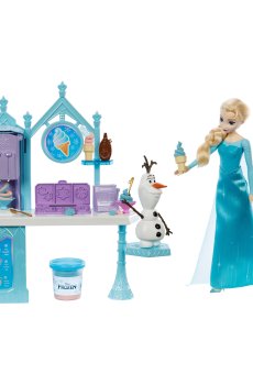 Игровой набор Disney Frozen Магазин мороженого с Эльзой и Олафом, от 4 лет, 41*8*32 см (HMJ48)